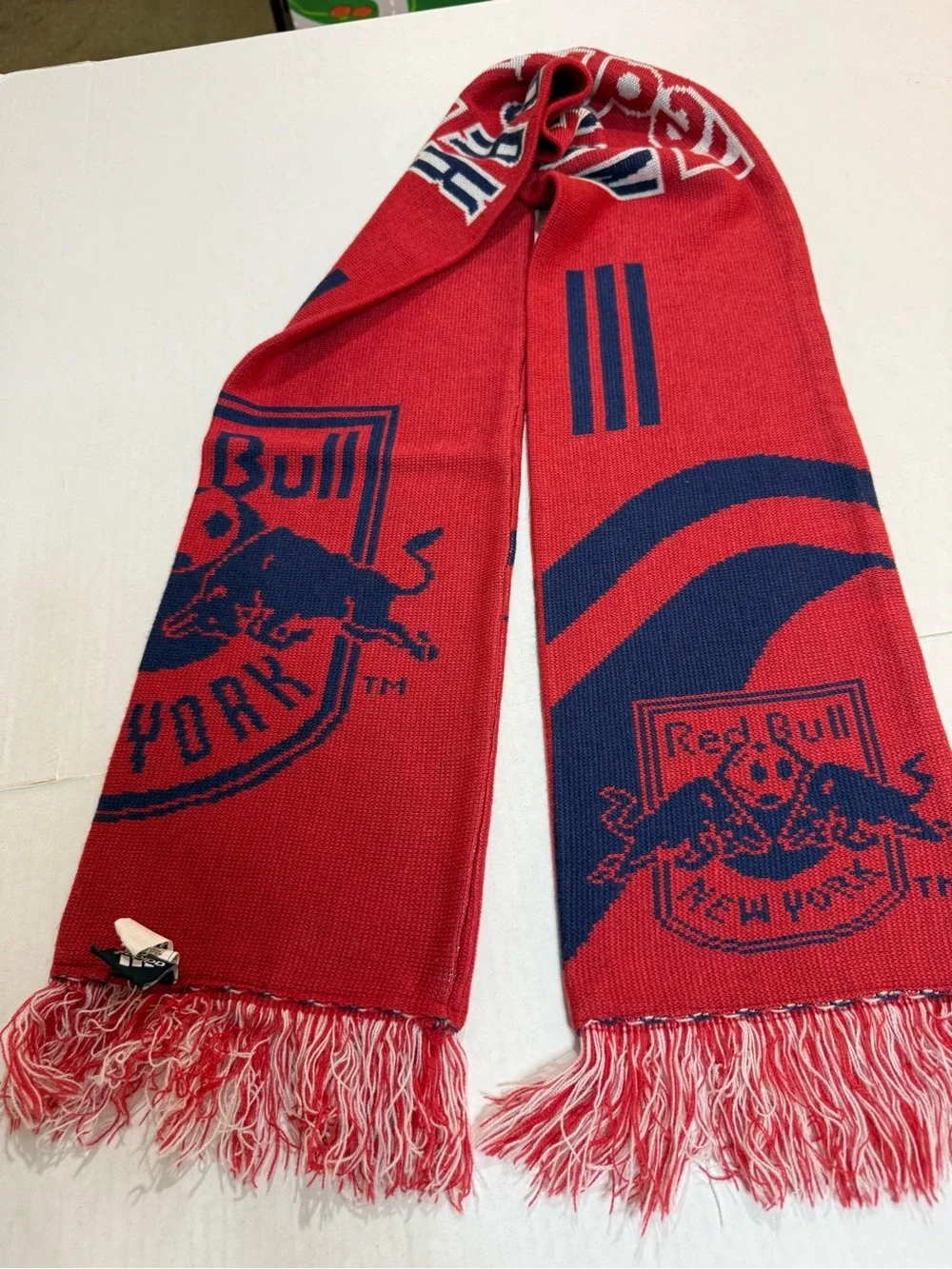 Adidas Reversible New York Red Bulls Red Fan Scarf Adult Unisex World Cup Retro